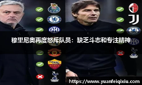 穆里尼奥再度怒斥队员：缺乏斗志和专注精神